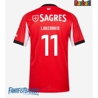Benfica Dodi Lukebakio #11 Tricou Fotbal Replică 2025-26 Barbati Acasa